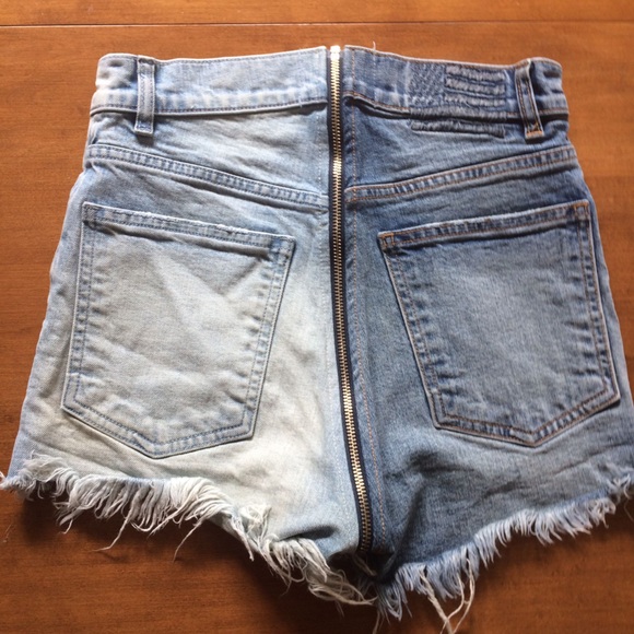REVICE Split Denim Shorts - Picture 7 of 9